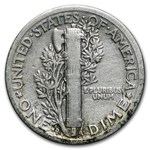 1916-D Mercury Dime VG Details