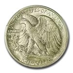 1916-D Walking Liberty Half Dollar AU-55 PCGS