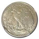 1916-D Walking Liberty Half Dollar AU-58 NGC