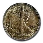 1916-D Walking Liberty Half Dollar AU-58 PCGS CAC