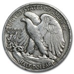 1916-D Walking Liberty Half Dollar Fine