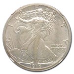 1916-D Walking Liberty Half Dollar MS-62 NGC