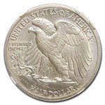 1916-D Walking Liberty Half Dollar MS-62 NGC