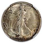 1916-D Walking Liberty Half Dollar MS-66 NGC
