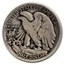1916-D Walking Liberty Half Dollar VG