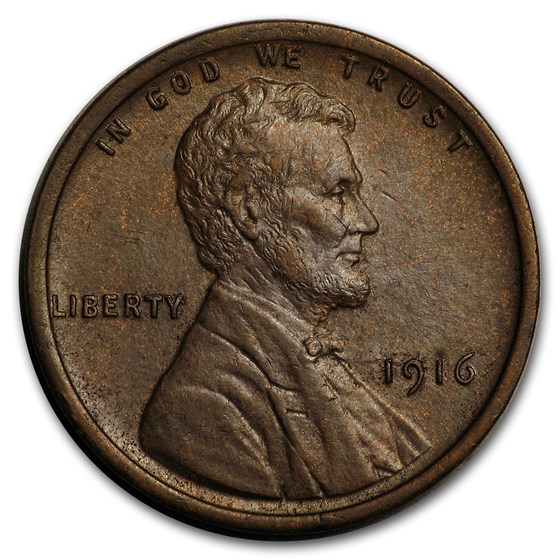 1916 Lincoln Cent AU 1916 Lincoln Cent AU