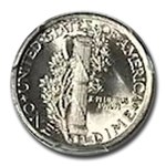1916 Mercury Dime MS-64 PCGS (FB)