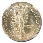 1916 Mercury Dime MS-67 NGC (FB)