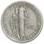 1916 Mercury Dime VF