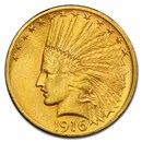 1916-S $10 Indian Gold Eagle MS-62 PCGS