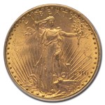 1916-S $20 St Gaudens Gold Double Eagle MS-63 PCGS
