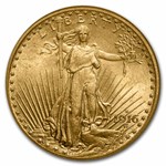 1916-S $20 St Gaudens Gold Double Eagle MS-64 NGC