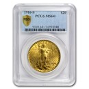 1916-S $20 St Gaudens Gold Double Eagle MS-64+ PCGS