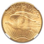 1916-S $20 St Gaudens Gold Double Eagle MS-65 NGC