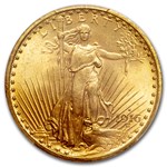 1916-S $20 St Gaudens Gold Double Eagle MS-65 PCGS