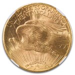 1916-S $20 St Gaudens Gold Double Eagle MS-66 NGC