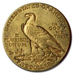 1916-S $5 Indian Gold Half Eagle AU