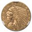 1916-S $5 Indian Gold Half Eagle MS-61 NGC