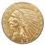1916-S $5 Indian Gold Half Eagle MS-62+ PCGS CAC