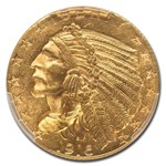 1916-S $5 Indian Gold Half Eagle MS-63 PCGS