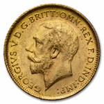 1916-S Australia Gold 1/2 Sovereign BU