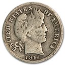 1916-S Barber Dime Good/VG