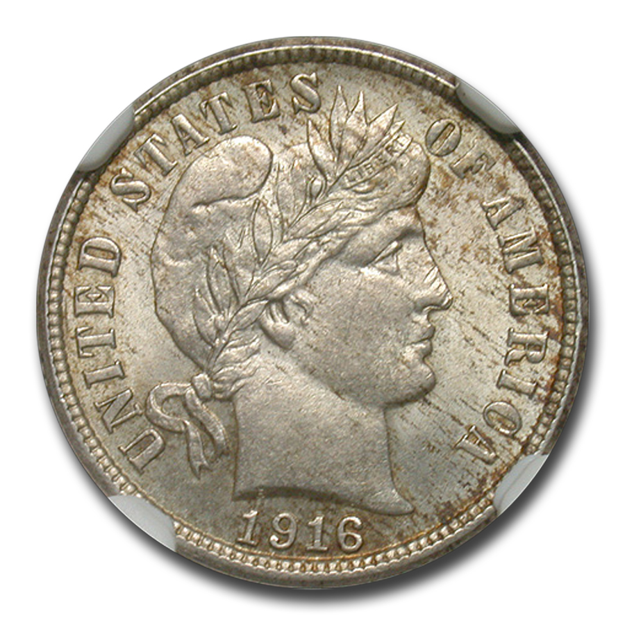 (稀少な状態)アメリカ合衆国　バーバー ダイム銀貨　1916 S 稀少な状態)アメリカ合衆国 バーバー ダイム銀貨 1916 S - メルカリ