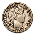 1916-S Barber Dime VF