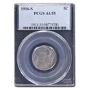 1916-S Buffalo Nickel AU-55 PCGS