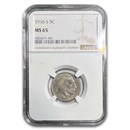 1916-S Buffalo Nickel MS-65 NGC