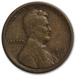 1916-S Lincoln Cent VF