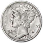 1916-S Mercury Dime BU