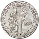 1916-S Mercury Dime BU
