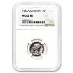 1916-S Mercury Dime MS-62 NGC (FB)