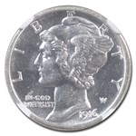 1916-S Mercury Dime MS-64 NGC (FB)