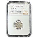 1916-S Mercury Dime MS-66 NGC
