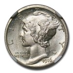1916-S Mercury Dime MS-67 NGC (FB)