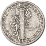 1916-S Mercury Dime VF