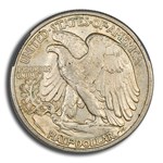 1916-S Walking Liberty Half Dollar AU-58 CACG