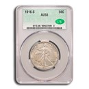 1916-S Walking Liberty Half Dollar AU-58 CACG