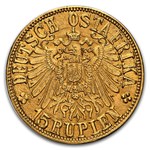 1916-T German East Africa Gold 15 Rupien MS-66 NGC