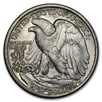 1916 Walking Liberty Half Dollar BU