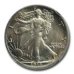 1916 Walking Liberty Half Dollar MS-63 NGC