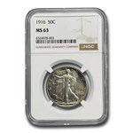 1916 Walking Liberty Half Dollar MS-63 NGC