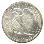 1916 Walking Liberty Half Dollar MS-66 NGC (Green Label)