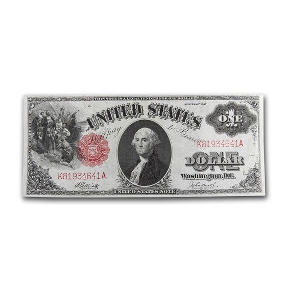 1917 $1.00 Legal Tender George Washington AU (Fr#37) 1917 $1.00 Legal Tender George Washington AU (Fr#37)