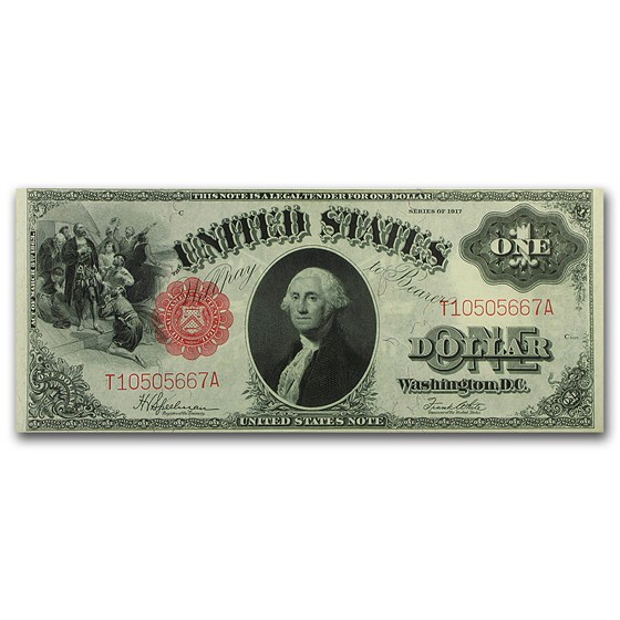 1917 $1.00 Legal Tender George Washington CU (Fr#39) 1917 $1.00 Legal Tender George Washington CU (Fr#39)