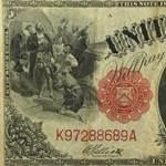 1917 $1.00 Legal Tender George Washington VF (Fr#38)