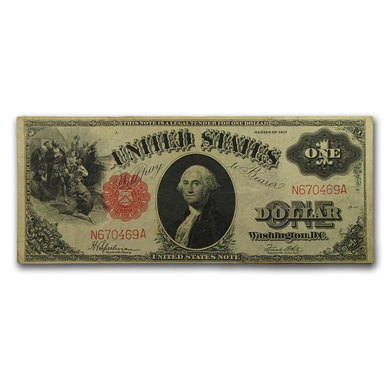 1917 $1.00 Legal Tender George Washington VF (Fr#39) 1917 $1.00 Legal Tender George Washington VF (Fr#39)