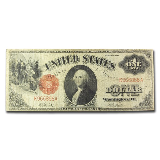 1917 $1.00 Legal Tender George Washington VG (Fr#37) 1917 $1.00 Legal Tender George Washington VG (Fr#37)